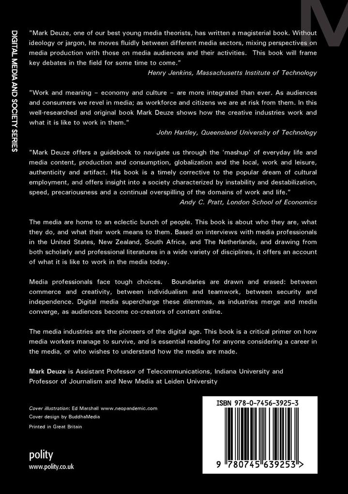 Weitere Ansicht: Media Work | Mark Deuze