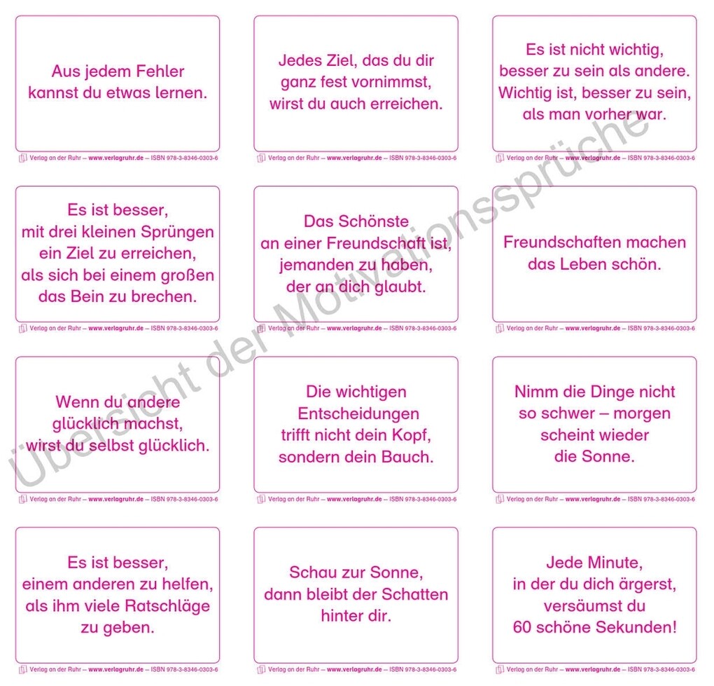 Weitere Ansicht: Fleißkärtchen für Kinder - Edition Anja Boretzki
