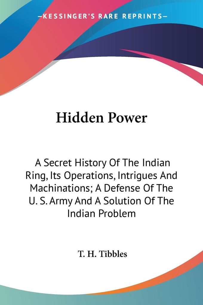 Produktbild: Hidden Power | T. H. Tibbles