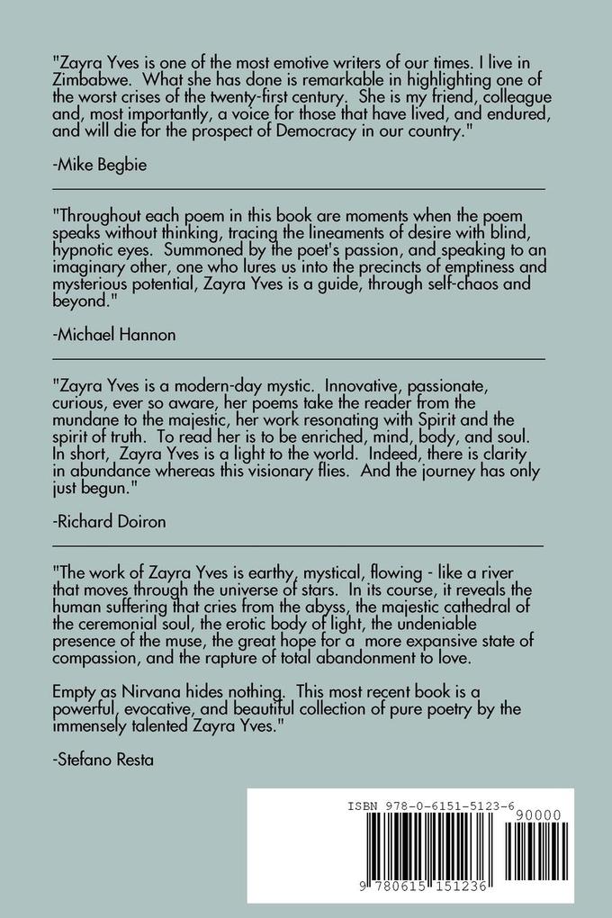 Weitere Ansicht: Empty as Nirvana | Zayra Yves
