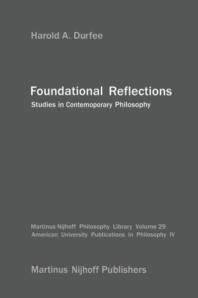 Produktbild: Foundational Reflections | H. A. Durfee