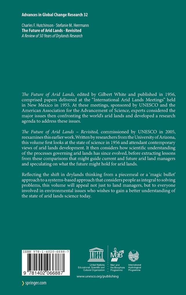 Weitere Ansicht: The Future of Arid Lands-Revisited | Charles F. Hutchinson, Stefanie M. Herrmann