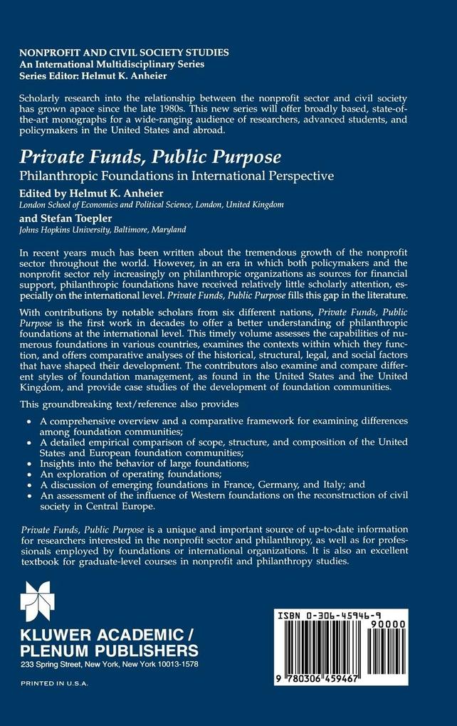 Weitere Ansicht: Private Funds, Public Purpose