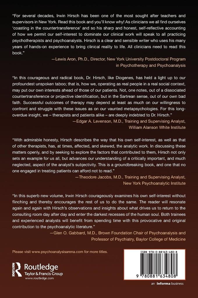 Weitere Ansicht: Coasting in the Countertransference | Irwin Hirsch