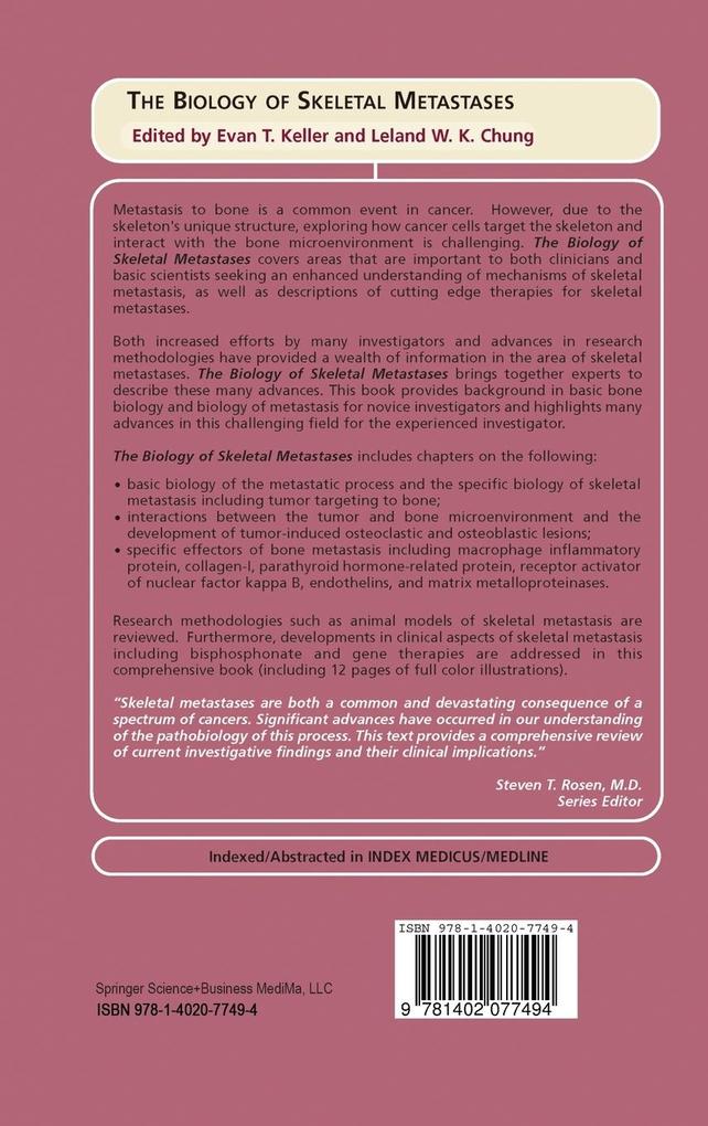 Weitere Ansicht: The Biology of Skeletal Metastases
