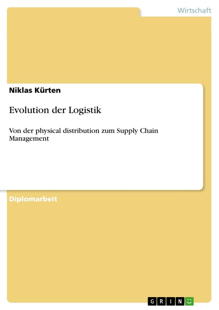 Produktbild: Evolution der Logistik | Niklas Kürten