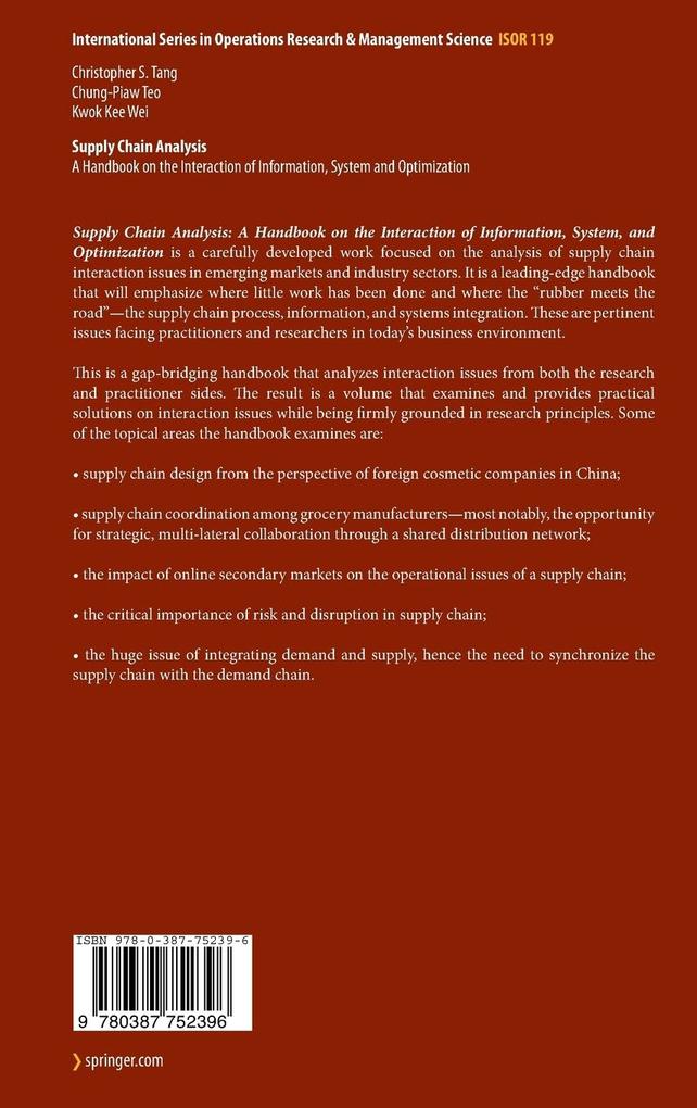 Weitere Ansicht: Supply Chain Analysis