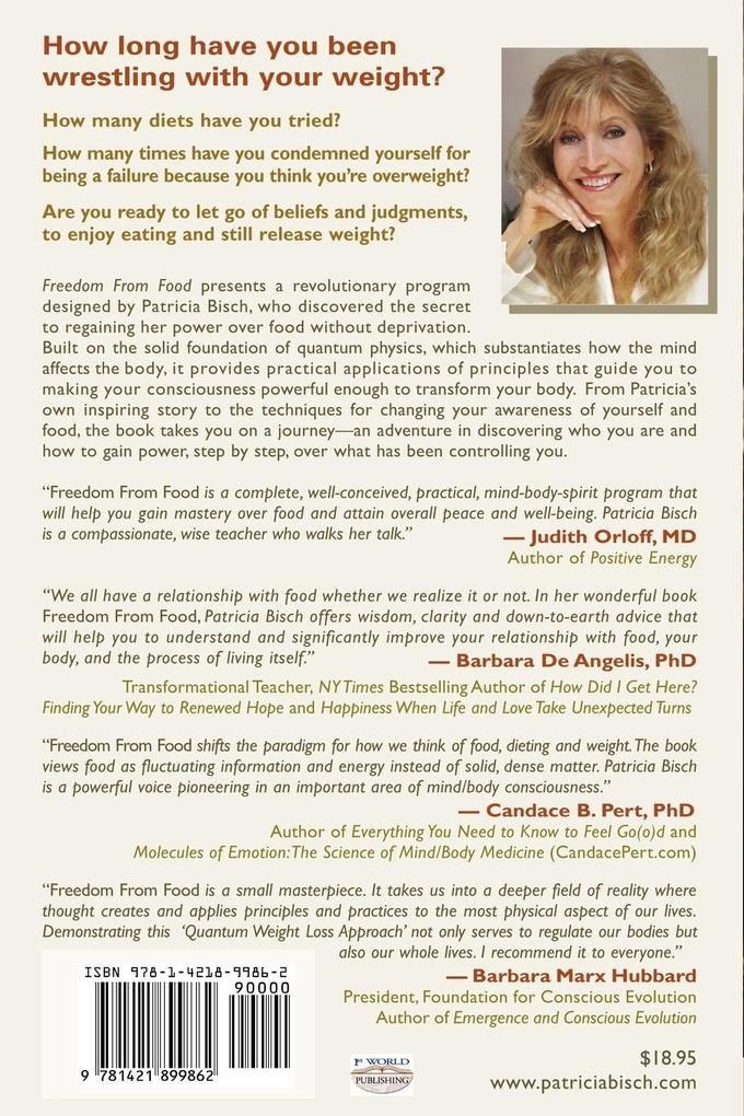 Weitere Ansicht: Freedom from Food; A Quantum Weight Loss Approach | Patricia Bisch