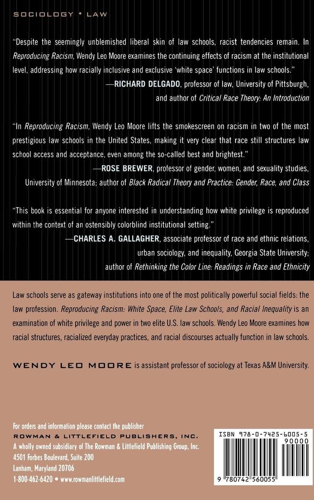 Weitere Ansicht: Reproducing Racism | Wendy Leo Moore