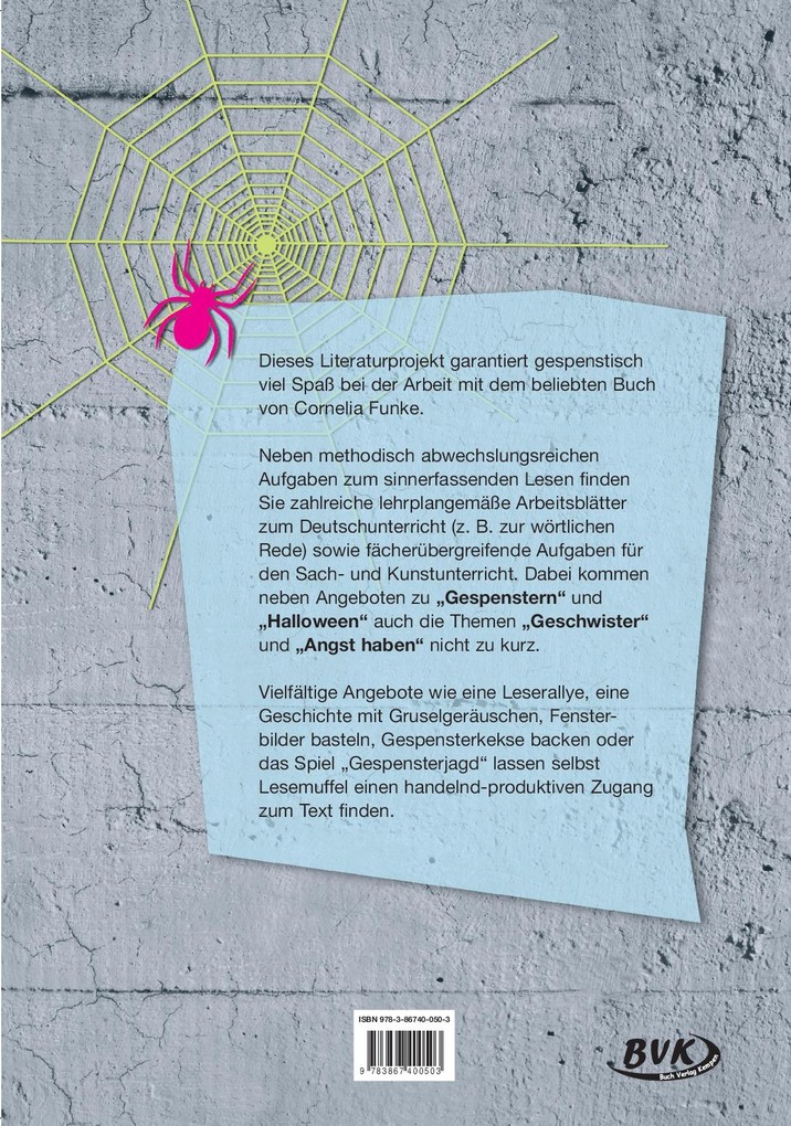 Weitere Ansicht: Literaturprojekt zu "Gespensterjäger auf eisiger Spur" | Elke Ziegeroski