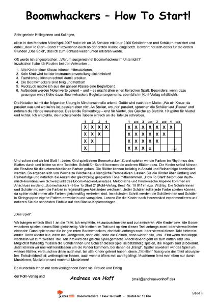 Weitere Ansicht: Boomwhackers - How To Start | Andreas Hoff