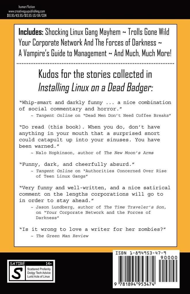 Weitere Ansicht: Installing Linux on a Dead Badger | Lucy A Snyder