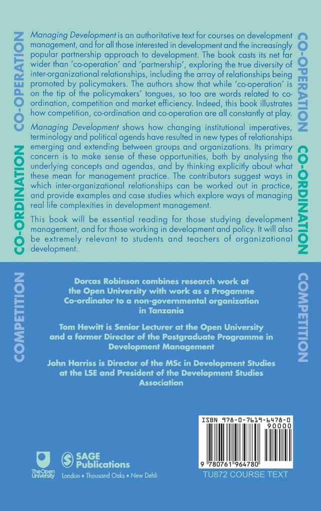 Weitere Ansicht: Managing Development