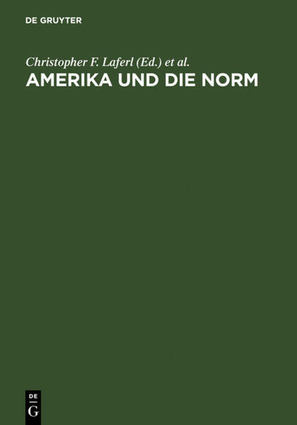 Produktbild: Amerika und die Norm
