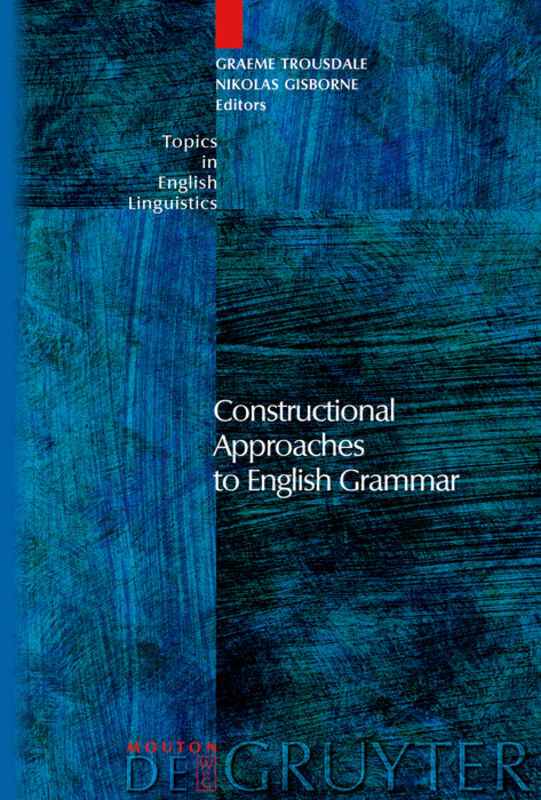 Produktbild: Constructional Approaches to English Grammar