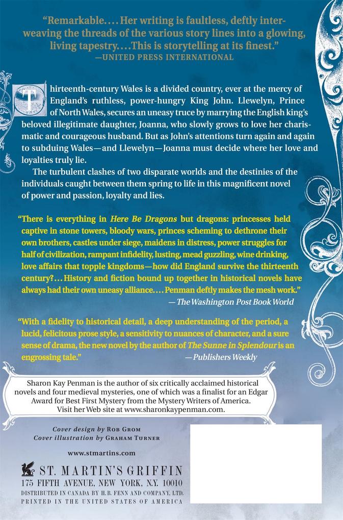 Weitere Ansicht: Here Be Dragons | Sharon Kay Penman