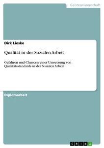 Produktbild: Qualität in der Sozialen Arbeit | Dirk Lieske