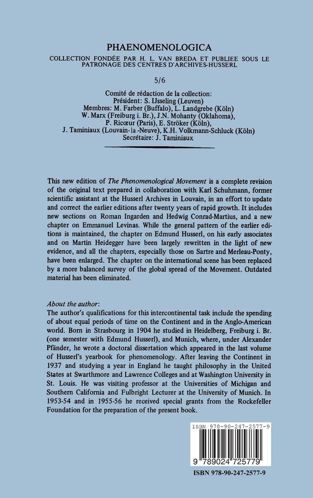 Weitere Ansicht: The Phenomenological Movement