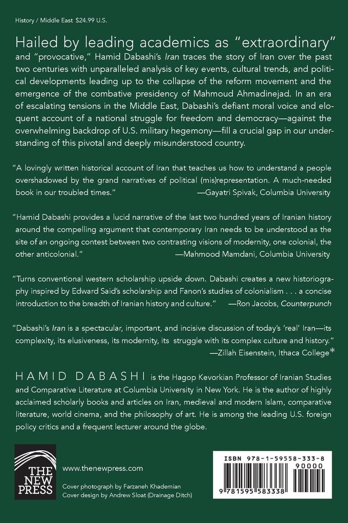 Weitere Ansicht: Iran | Hamid Dabashi