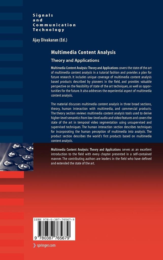 Weitere Ansicht: Multimedia Content Analysis
