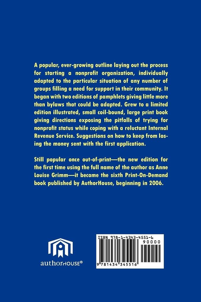 Weitere Ansicht: Nonprofit Organization | Anne Louise Grimm