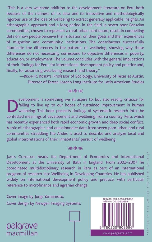 Weitere Ansicht: Wellbeing and Development in Peru