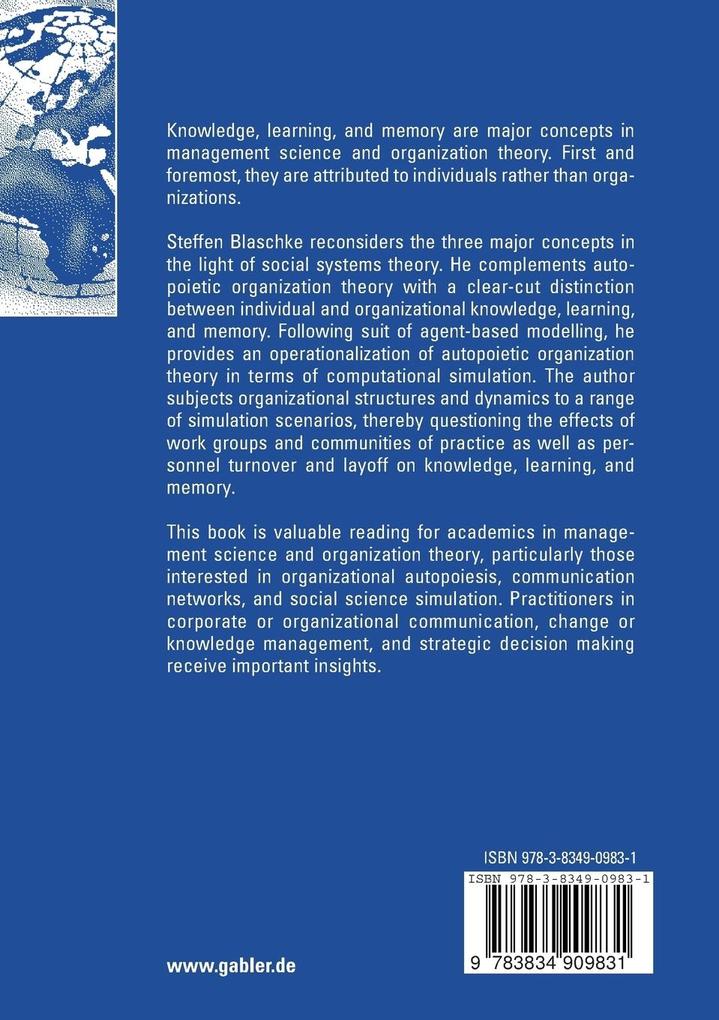 Weitere Ansicht: Structures and Dynamics of Autopoietic Organizations | Steffen Blaschke
