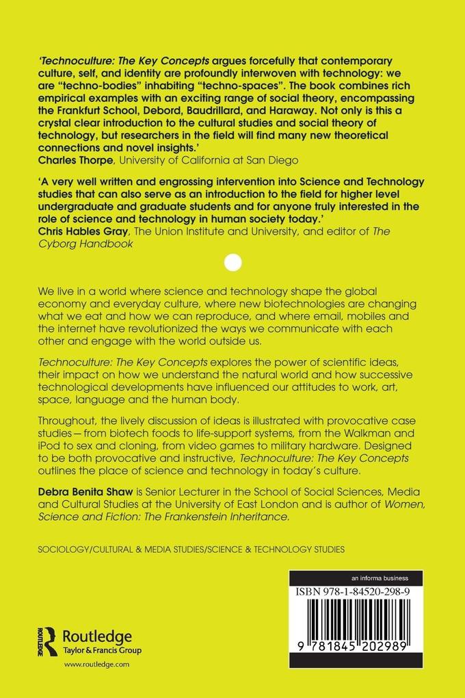 Weitere Ansicht: Technoculture | Debra Benita Shaw