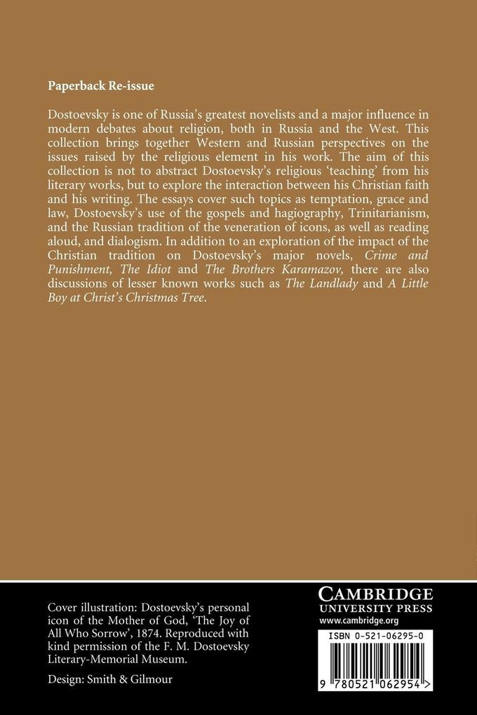 Weitere Ansicht: Dostoevsky and the Christian Tradition