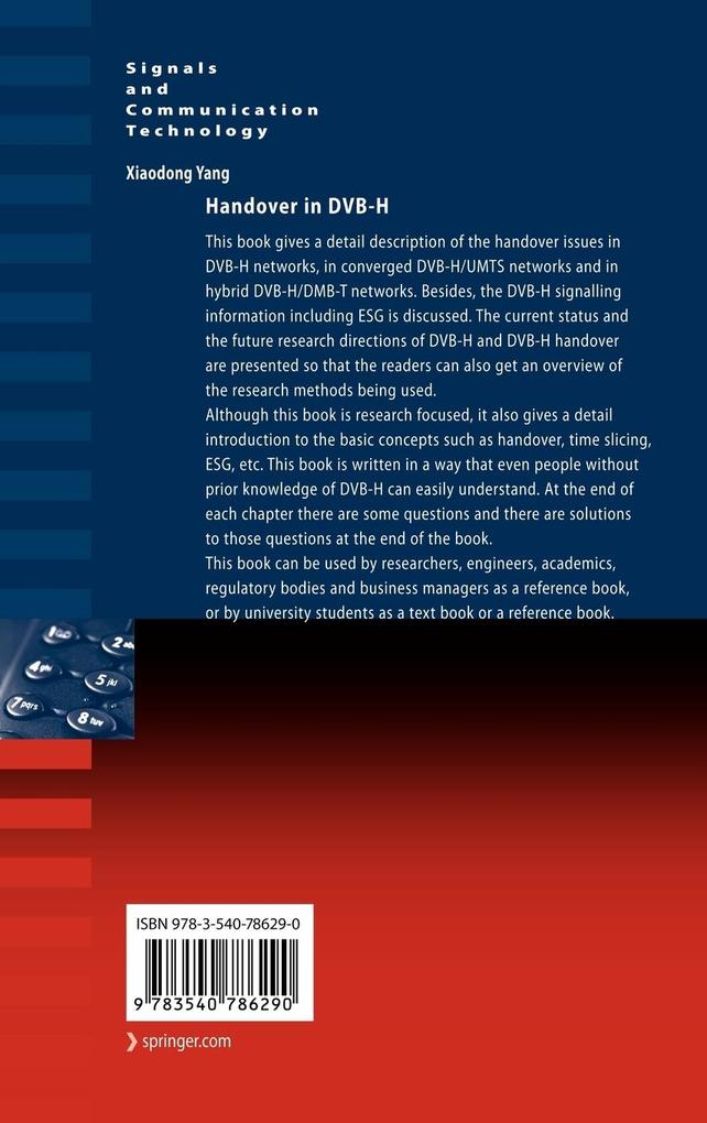 Weitere Ansicht: Handover in DVB-H | Xiaodong Yang