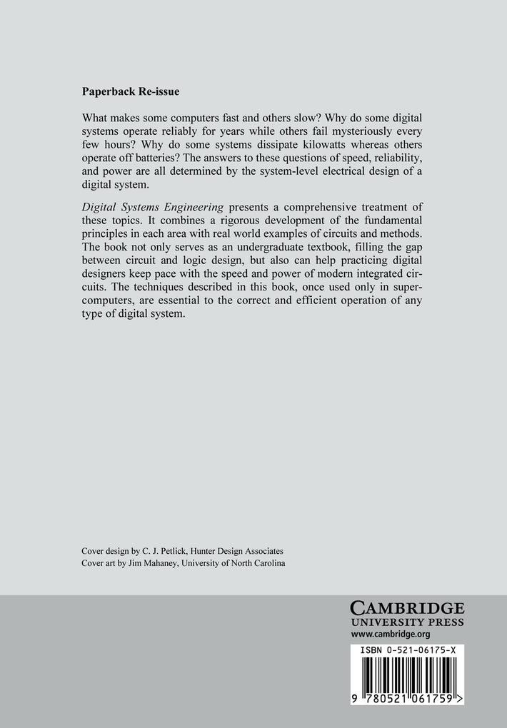 Weitere Ansicht: Digital Systems Engineering | William J. Dally, John W. Poulton