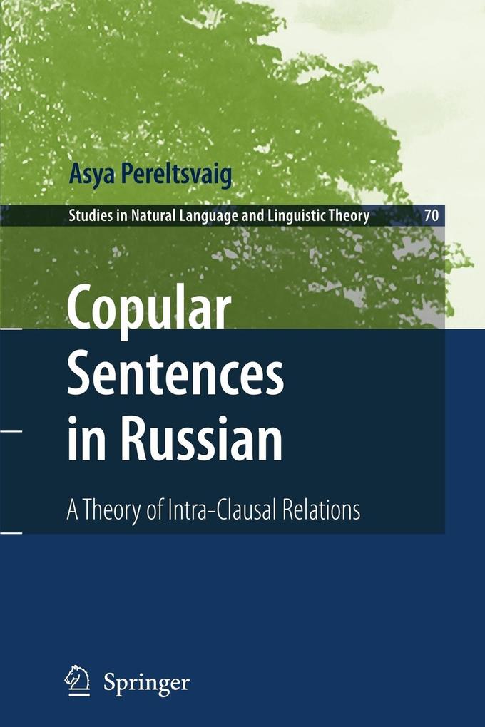 Produktbild: Copular Sentences in Russian | Asya Pereltsvaig