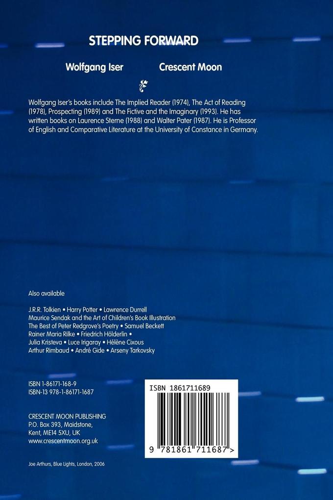 Weitere Ansicht: Stepping Forward | Wolfgang Iser