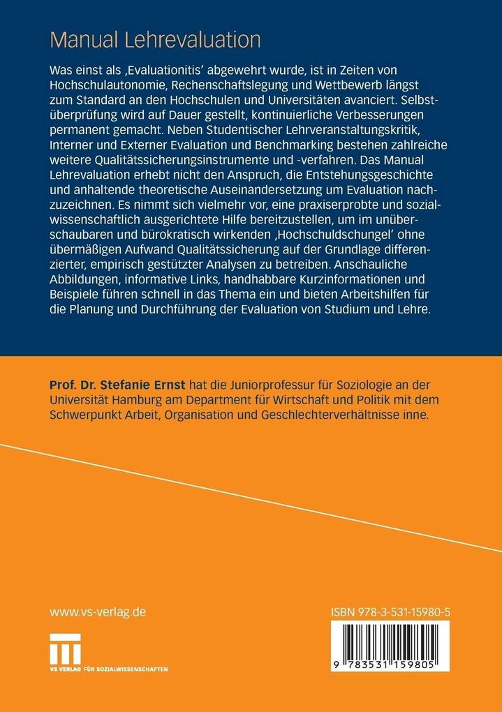 Weitere Ansicht: Manual Lehrevaluation | Stefanie Ernst