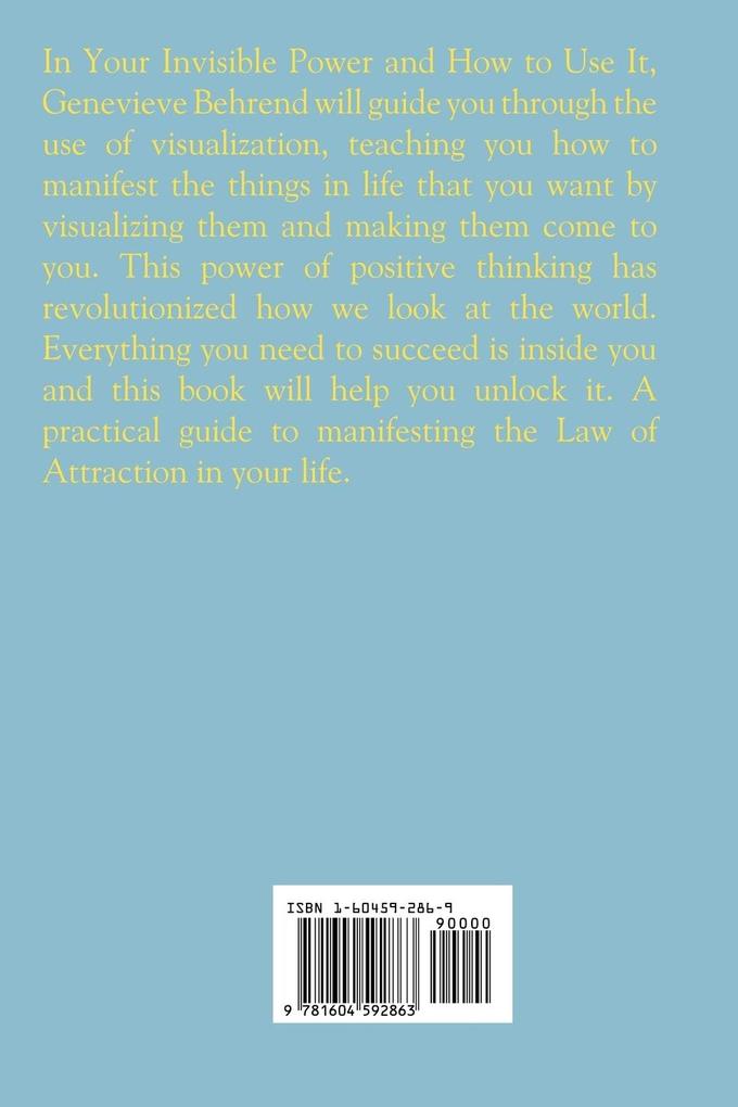 Weitere Ansicht: Your Invisible Power | Genevieve Behrend