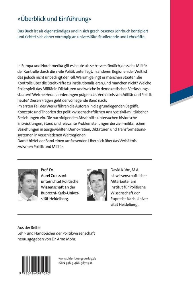 Weitere Ansicht: Militär und zivile Politik | Aurel Croissant, David Kühn