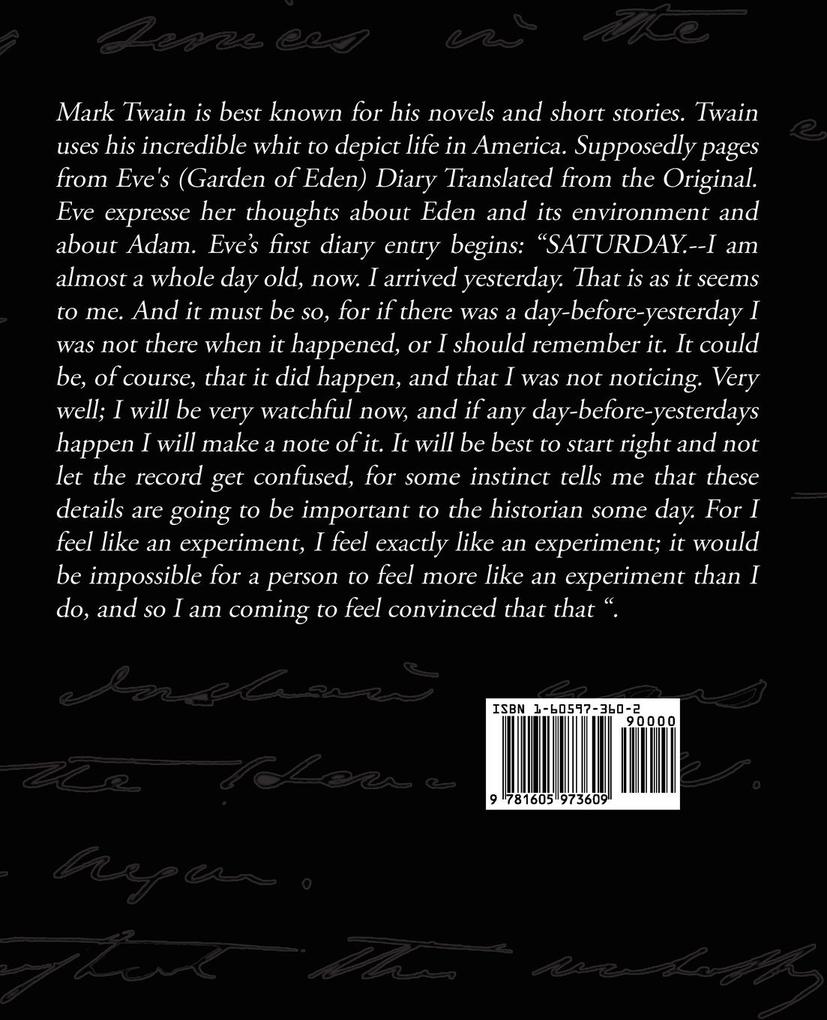 Weitere Ansicht: Eve's Diary, Complete | Mark Twain