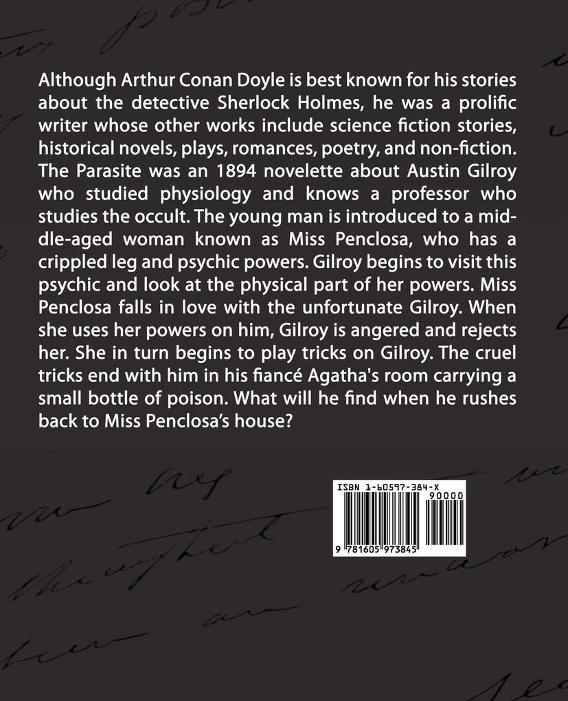 Weitere Ansicht: The Parasite | Arthur Conan Doyle