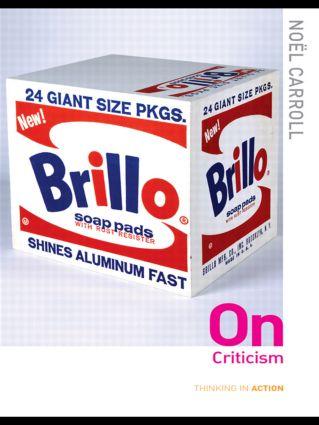 Produktbild: On Criticism | Noel Carroll