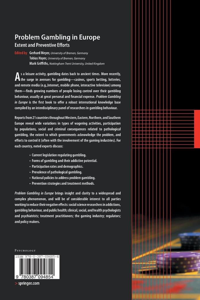 Weitere Ansicht: Problem Gambling in Europe