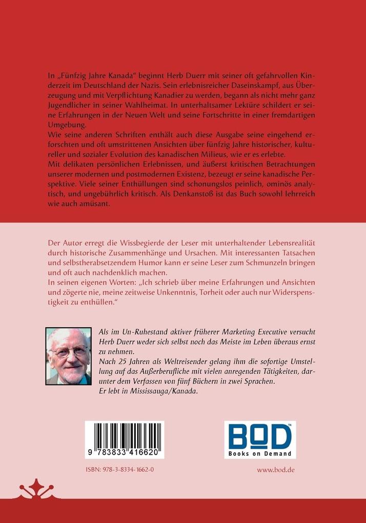 Weitere Ansicht: Fünfzig Jahre Kanada | Herb Duerr