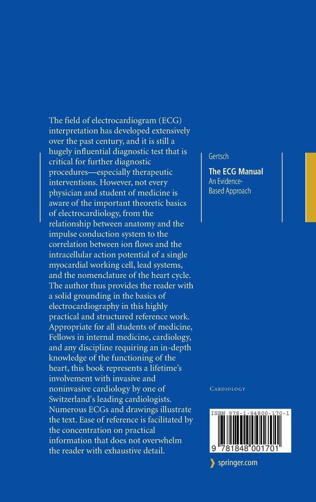 Weitere Ansicht: The ECG Manual | Marc Gertsch