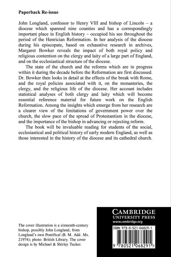 Weitere Ansicht: The Henrician Reformation | Margaret Bowker