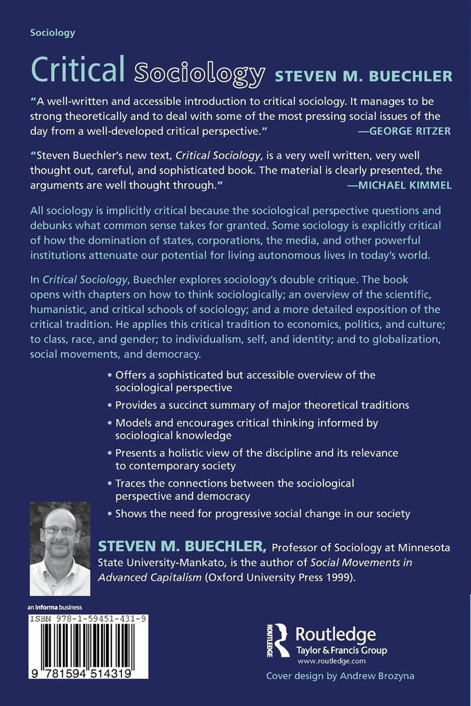 Weitere Ansicht: Critical Sociology | Steven M. Buechler