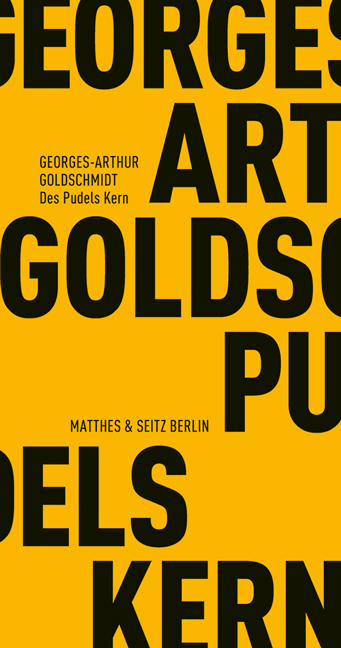 Produktbild: Des Pudels Kern | Georges-Arthur Goldschmidt