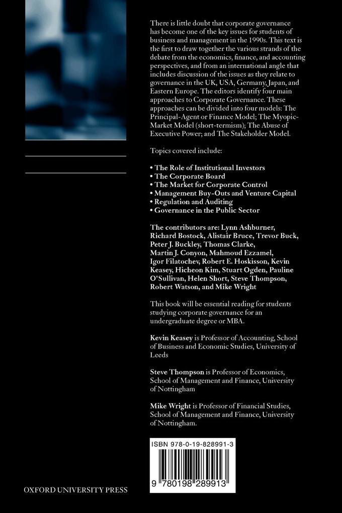 Weitere Ansicht: Corporate Governance