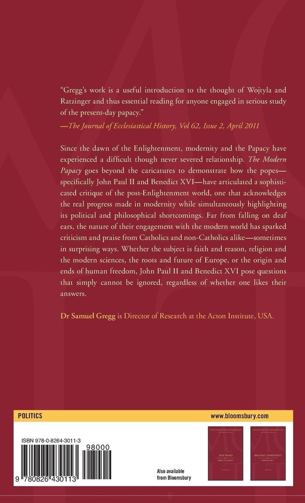 Weitere Ansicht: The Modern Papacy | Samuel Gregg