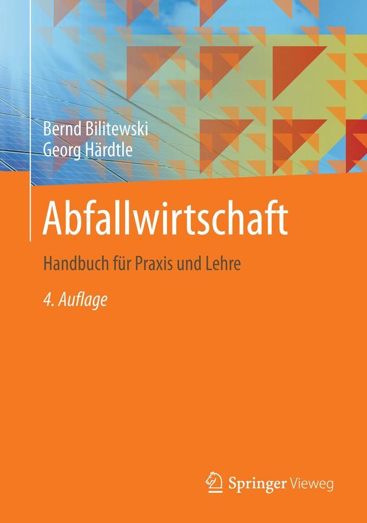 Produktbild: Abfallwirtschaft | Bernd Bilitewski, Georg Härdtle
