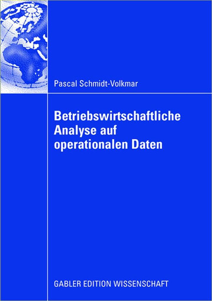Produktbild: Betriebswirtschaftliche Analyse auf operationalen Daten | Pascal Schmidt-Volkmar