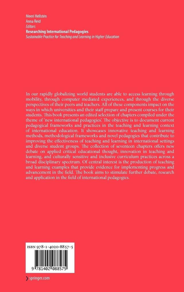 Weitere Ansicht: Researching International Pedagogies